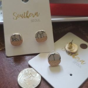 Southern Seoul by wom. For wom. Studs real stone